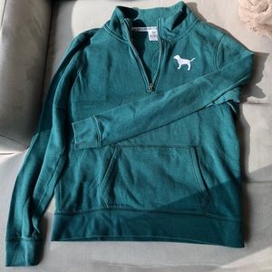 PINK quarter zip sweatshirt